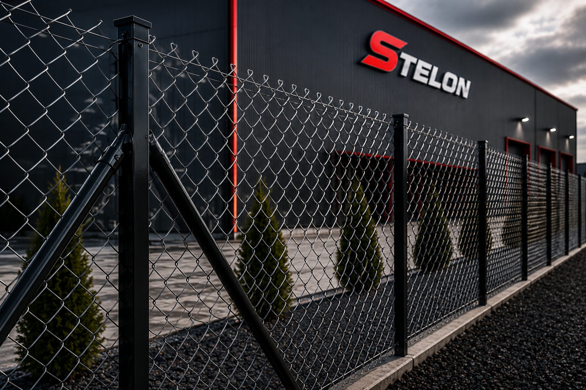 STELON production facility and finished fencing rolls